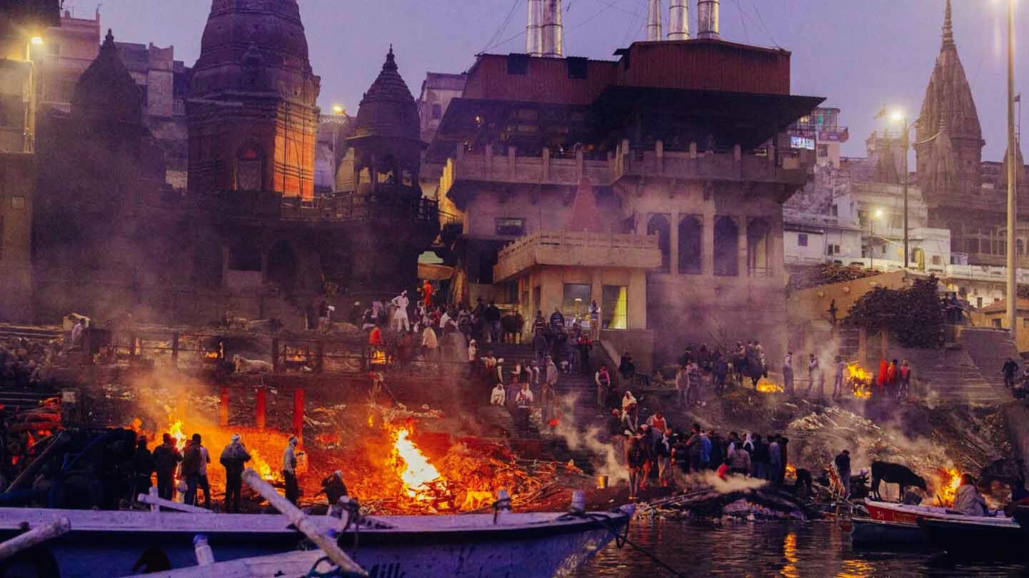 瓦拉納西恆河邊的清晨