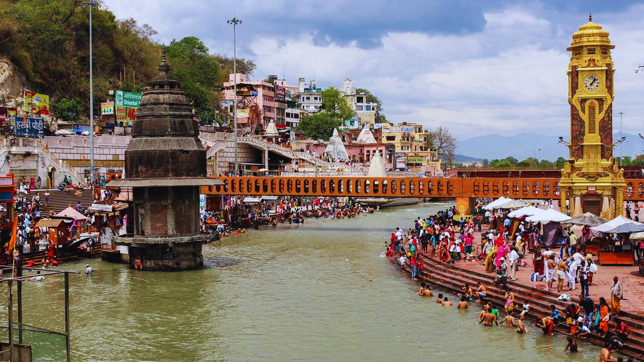 喜馬拉雅山谷中的村莊